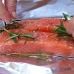 אידוי נתחי סלמון