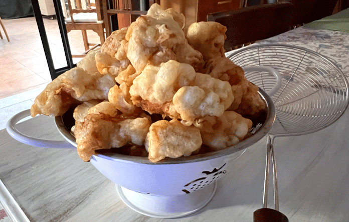 קוביות חזה עוף בטמפורה