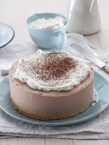 עוגת גבינה- שוקולד קרה עוגת גבינה- שוקולד קרה