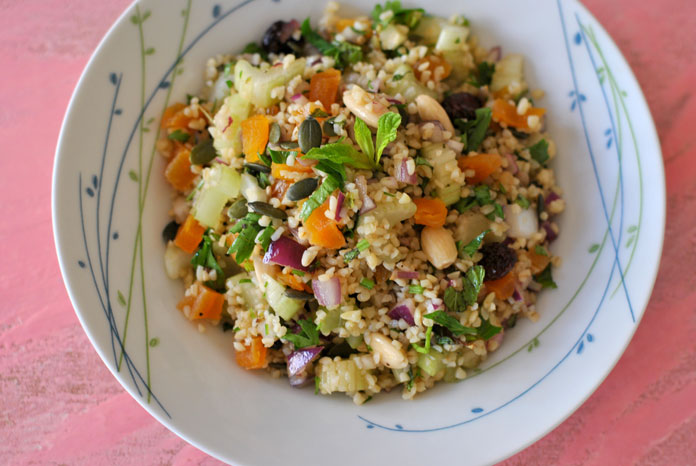 סלט בורגול בריאות סלט בורגול בריאות