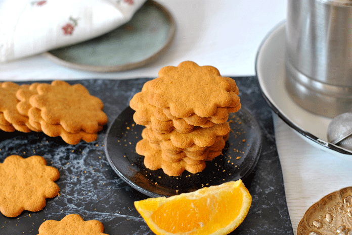 עוגיות פריכות בניחוח תפוז